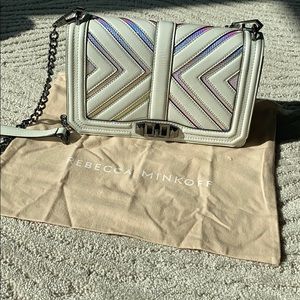 Rebecca Minkoff chevron love crossbody bag
